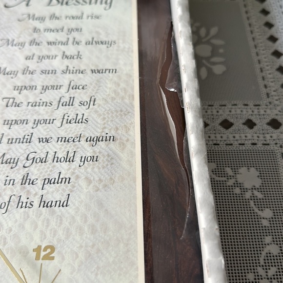 VINTAGE Rockwood Clock Collection Decorator Accent Clock "A Blessing" NWOT - Picture 5 of 6